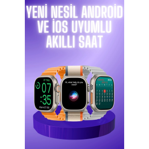 Akıllı Saat Çok Fonksiyonlu Unısex Sosyal Medya Girişli Bluetooth Bağlantılı