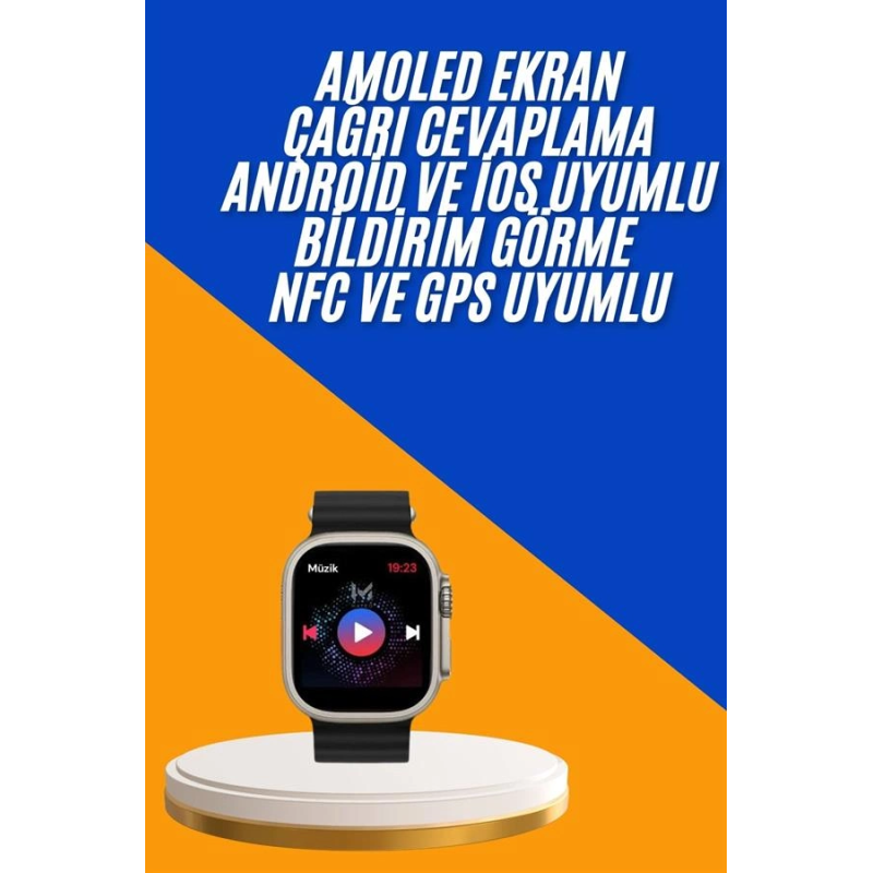 Akıllı Saat Çok Fonksiyonlu Unısex Sosyal Medya Girişli Bluetooth Bağlantılı Akıllı Saat Çok Fonksiyonlu Unısex Sosyal Medya Girişli Bluetooth Bağlantılı