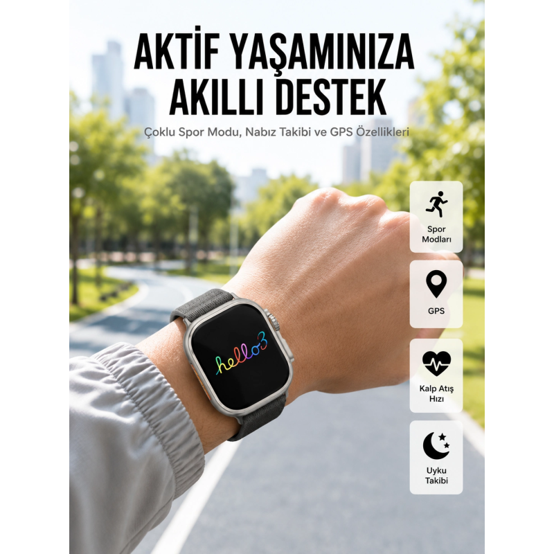 Akıllı Saat Çok Fonksiyonlu Uzun Pil Ömürlü Çağrı Cevaplayabilen Kol Saati Akıllı Saat Çok Fonksiyonlu Uzun Pil Ömürlü Çağrı Cevaplayabilen Kol Saati