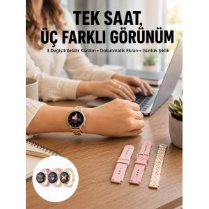 Akıllı Saat – Dokunmatik Ekran, Spor Modu Ve Kalp Atış Sensörü Yeni Nesil