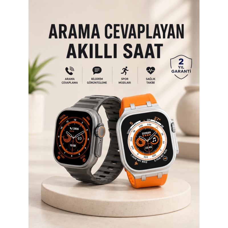 Akıllı Saat Gps, Sağlık Ve Uyku Takibi Arama Cevaplayan Bluetooth Bağlantılı Akıllı Saat Gps, Sağlık Ve Uyku Takibi Arama Cevaplayan Bluetooth Bağlantılı