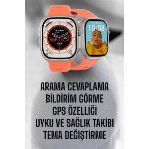 Akıllı Saat Gps, Sağlık Ve Uyku Takibi Arama Cevaplayan Bluetooth Bağlantılı