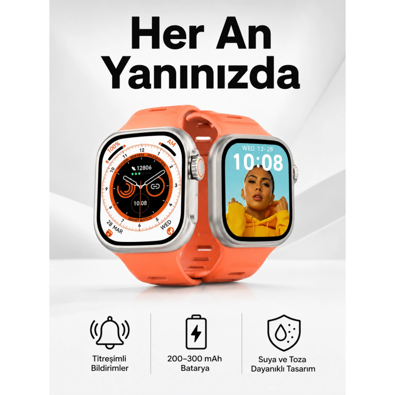 Akıllı Saat Gps, Sağlık Ve Uyku Takibi Arama Cevaplayan Bluetooth Bağlantılı (kopya) Akıllı Saat Gps, Sağlık Ve Uyku Takibi Arama Cevaplayan Bluetooth Bağlantılı (kopya)