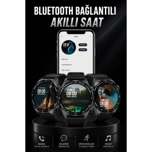 Akıllı Saat Gps Ve Nfc Özelliği Sesli Görüşme Dokunmstik Ekran