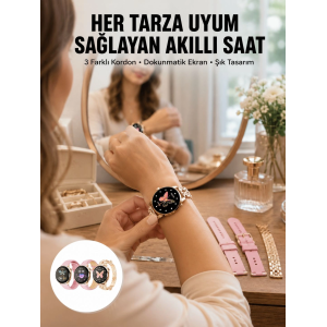 Akıllı Saat – Kalp Atış Takipli, Spor Modlu, Uzun Pil Ömürlü Yeni Nesil