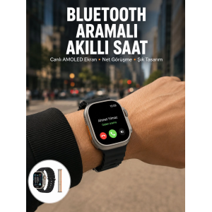 Akıllı Saat Kol Saati Android Ve İos Uyumlu Nabız Ölçer Sesli Asistan Yeni Nesil
