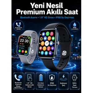 Akıllı Saat Nabız Ölçebilen Adımsayar Kalori Hesaplama Tema Değiştirme Gps Uyumlu Yeni Nesil