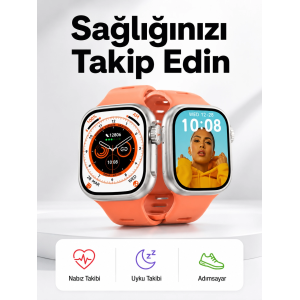 Akıllı Saat Nabız Ölçebilen Yeni Nesil Gps Ve Adımsayar Özelliği (kopya)