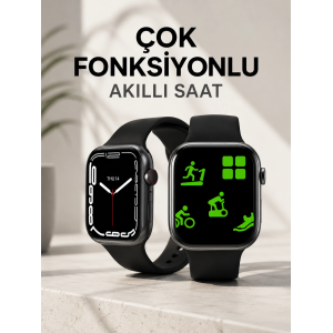 Akıllı Saat Tema Değiştirme Uyku Ve Sağlık Takibi Sesli Asistan Bildirim Görme