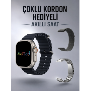 Akıllı Saat Yeni Nesil Bluetooth Bağlantılı Uyku Sağlık Takibi Gps Ve Nfc Uyumlu