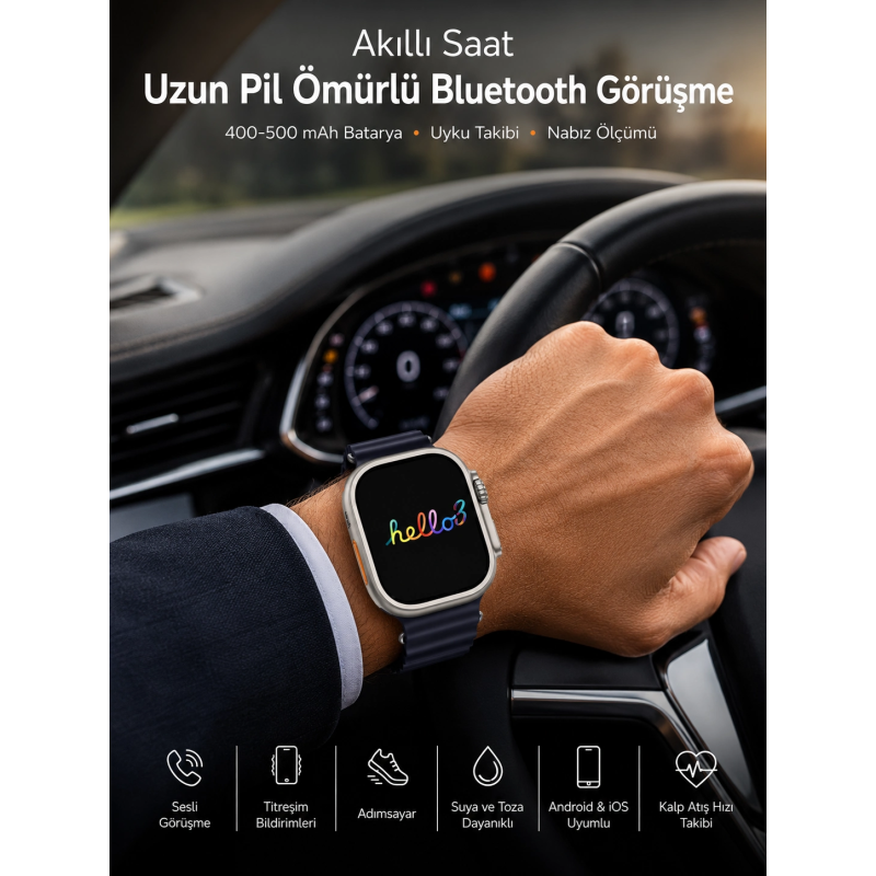 Akıllı Saat Yeni Nesil Bluetooth Bağlantılı Uyku Sağlık Takibi Gps Ve Nfc Uyumlu Akıllı Saat Yeni Nesil Bluetooth Bağlantılı Uyku Sağlık Takibi Gps Ve Nfc Uyumlu