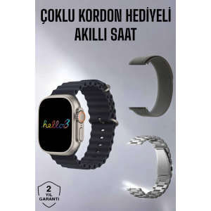 Akıllı Saat Yeni Nesil Bluetooth Bağlantılı Uyku Sağlık Takibi Gps Ve Nfc Uyumlu