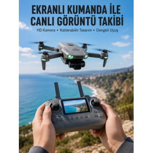 Akıllı Sensörlü Drone Canlı Görüntü Aktarımlı