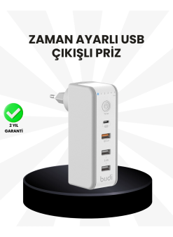 Akıllı Zaman Ayarlı Şarj Cihazı Güvenli Ve Enerji Tasarruflu