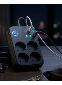 Akım Korumalı Uzatma Prizi 4 Usb 2 Type C Dayanıklı Ve Güvenli Tasarım