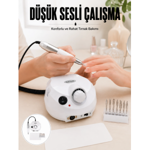 Akrilik Ve Jel Tırnaklar İçin Profesyonel Tırnak Frezesi Yeni Nesil