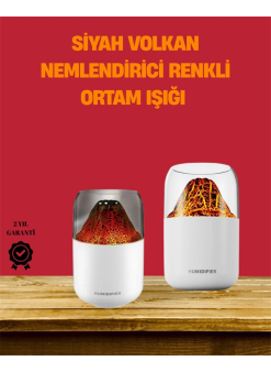 Alev Efektli Ultrasonik Difüzör – Sessiz Çalışma