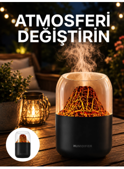 Alev Efektli Ultrasonik Difüzör – Sessiz Çalışma Yeni Nesil