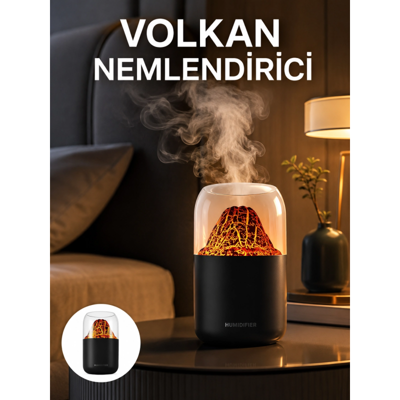 Alev Efektli Ultrasonik Difüzör Yeni Nesil Alev Efektli Ultrasonik Difüzör Yeni Nesil