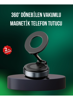 Alüminyum Gövdeli Manyetik Araç İçi Telefon Tutucu