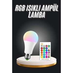 Ambiyans Aydınlatma Rgb Led Lamba Kumandalı Renk Değiştirebilen