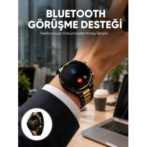 Amoled Ekran Akıllı Saat Uyku Nabız Adım Ölçer Su Geçirmez Yeni Nesil