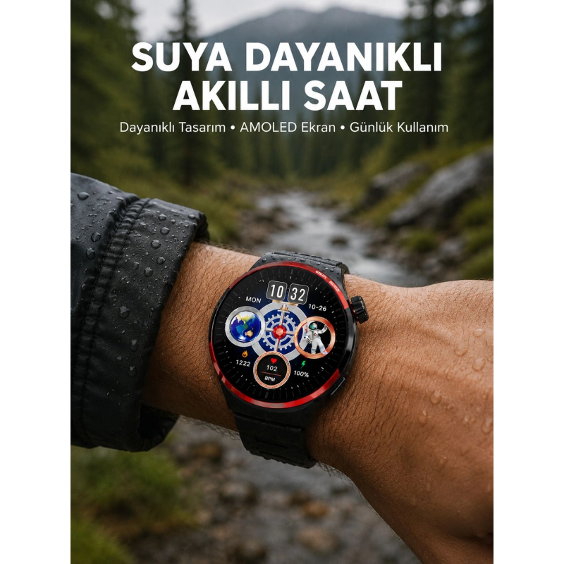 Amoled Ekranlı Akıllı Saat Bluetooth Arama Ve Nfc Destekli Yeni Nesil Amoled Ekranlı Akıllı Saat Bluetooth Arama Ve Nfc Destekli Yeni Nesil