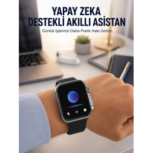 Amoled Ekranlı Akıllı Saat Sesli Görüşme Gps Nabız Ve Uyku Takibi Yeni Nesil