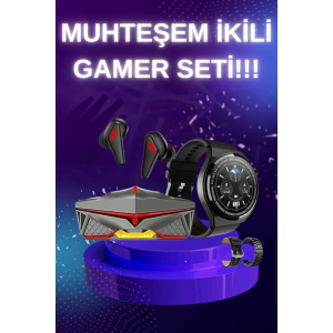 Anc Özellikli Bluetooth Kulaklık Ve Amoled Ekran Akıllı Saat Uyku Ve Sağlık Takibi Nabız Ölçer