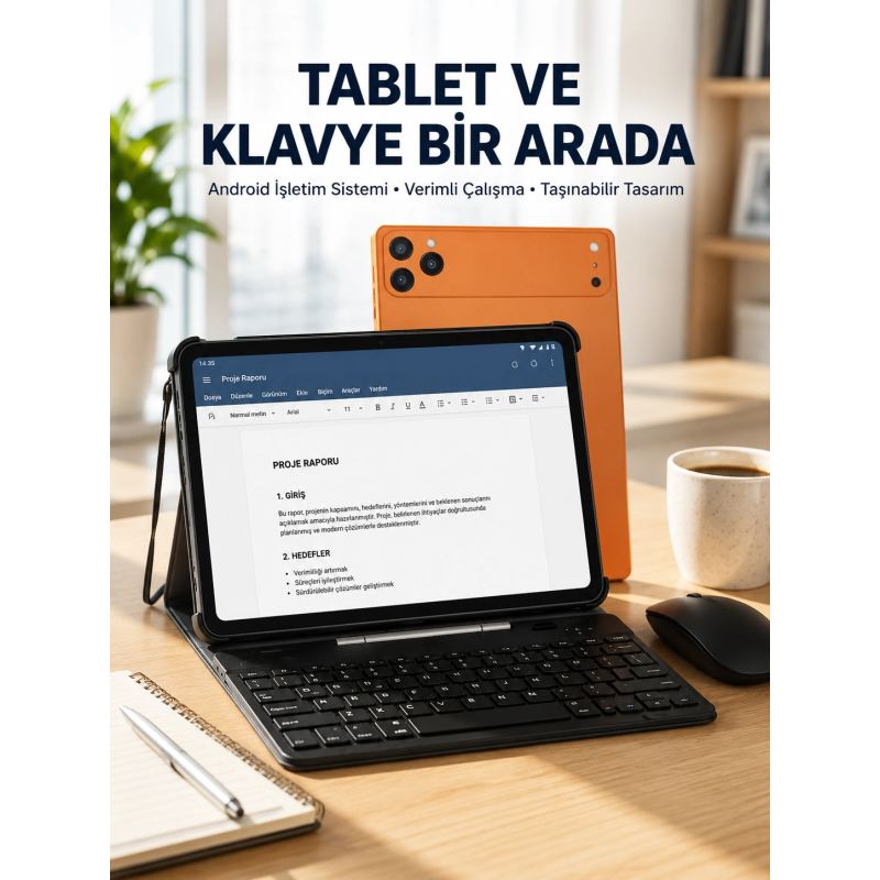 Android Tablet Klavye Kılıflı Dokunmatik Ekran Günlük Ve Profesyonel Kullanım Android Tablet Klavye Kılıflı Dokunmatik Ekran Günlük Ve Profesyonel Kullanım