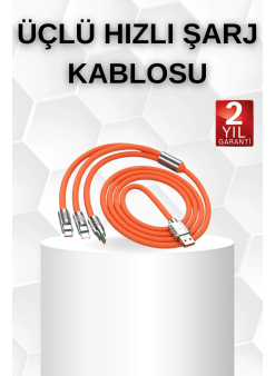Android Ve İos Uyumlu 180 Derece Type-c Şarj Kablosu