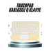 Android Ve İos Uyumlu Bluetooth Klavye Touchpad Slim Kablosuz Wifi Q Klavye