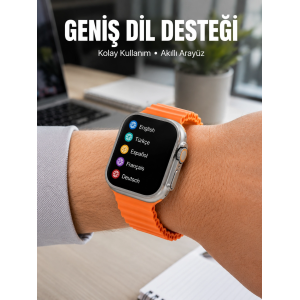 Android Ve İos Uyumlu Uyku Ve Sağlık Takibi Yapabilen 3 Kordonlu Akıllı Saat