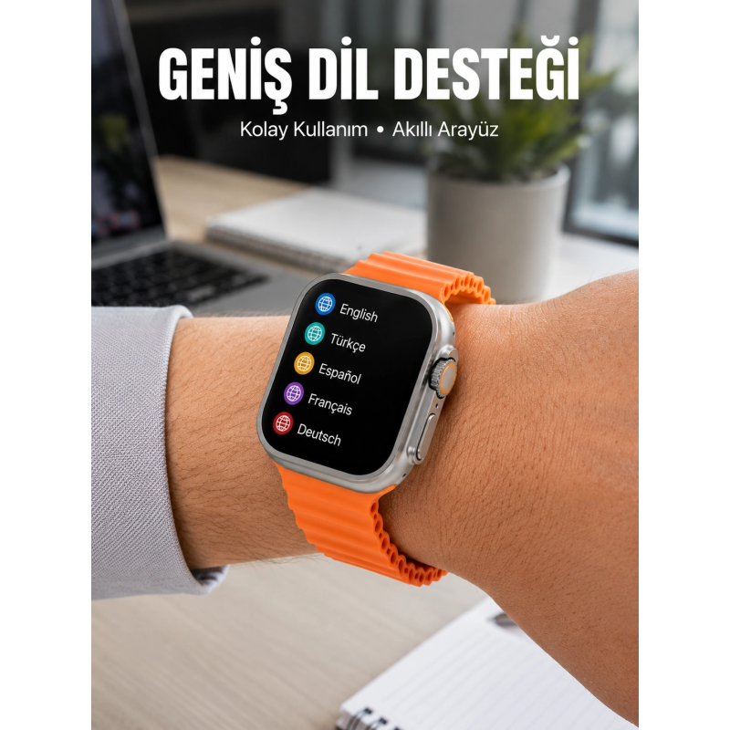 Android Ve İos Uyumlu Uyku Ve Sağlık Takibi Yapabilen 3 Kordonlu Akıllı Saat Android Ve İos Uyumlu Uyku Ve Sağlık Takibi Yapabilen 3 Kordonlu Akıllı Saat