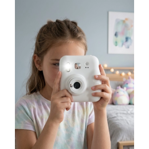 Anında Baskılı Çocuk Kamerası 4 Rulo Kağıt 5 Kalem Hediyeli Eğlenceli Set