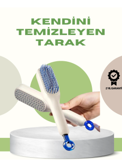 Anti-statik Saç Tarağı – Kolay Temizlenebilir, Silikon Masaj Uçlu, Kompakt Boyut