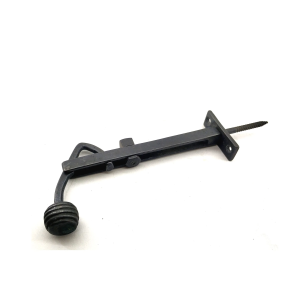 Antika Tarz Dekoratif Pirinç Ayarlı Panjur Stoperi - 150x55 Mm, Oksit