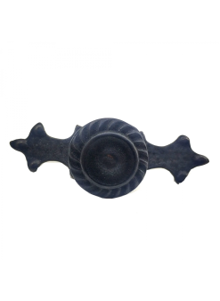 Antika Tarz Dekoratif Pirinç Çizgili Düğme - 35x100 Mm, Büyük, Oksit