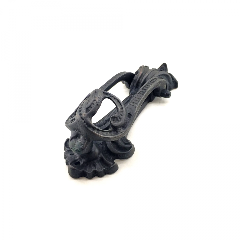 Antika Tarz Dekoratif Pirinç Doğa Kapı Tokmağı, Taktak - 205x73 Mm, Oksit Antika Tarz Dekoratif Pirinç Doğa Kapı Tokmağı, Taktak - 205x73 Mm, Oksit