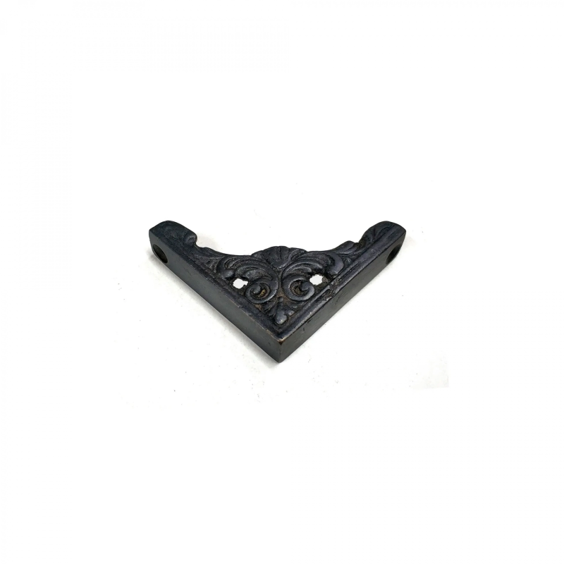 Antika Tarz Dekoratif Pirinç Köşe Süsü - 58x58 Mm, Oksit Antika Tarz Dekoratif Pirinç Köşe Süsü - 58x58 Mm, Oksit