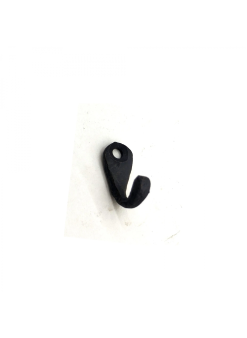 Antika Tarz Dekoratif Pirinç Tekli Mini Askı - 27x11 Mm, Oksit
