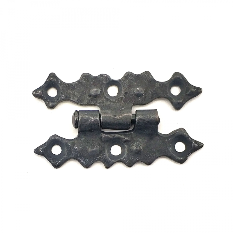 Antika Tarz Dekoratif Pirinç Yıldız Menteşe - 63x36 Mm, Oksit Antika Tarz Dekoratif Pirinç Yıldız Menteşe - 63x36 Mm, Oksit