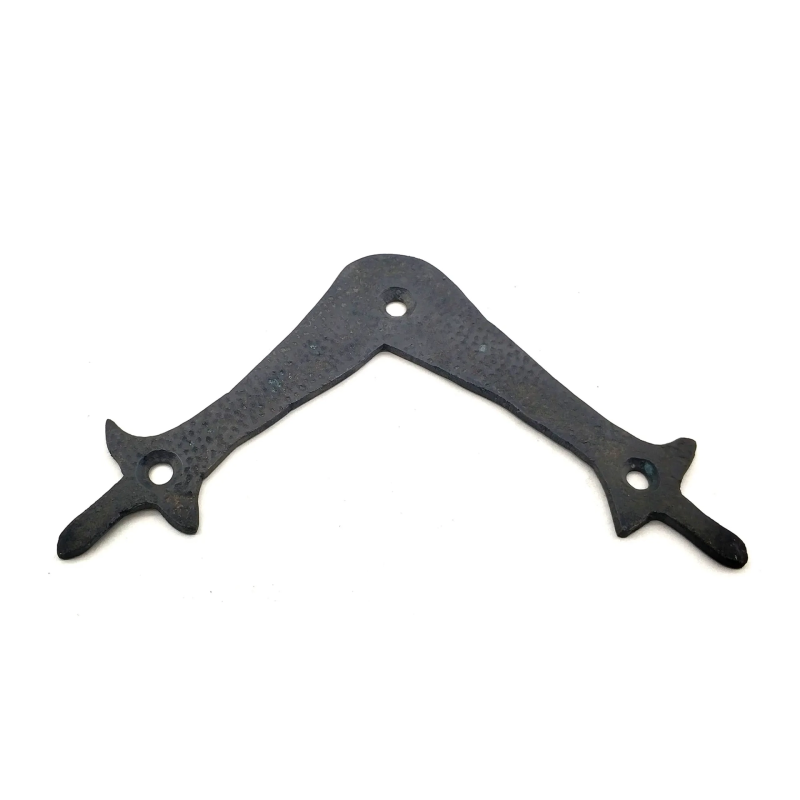 Antika Tarz Dekoratif Pirinç Zambak Gönye - Üst, 107x107 Mm, Oksit Antika Tarz Dekoratif Pirinç Zambak Gönye - Üst, 107x107 Mm, Oksit