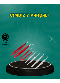 Antistatik 7’li Hassas Cımbız Takımı Manyetik Olmayan Uçlu