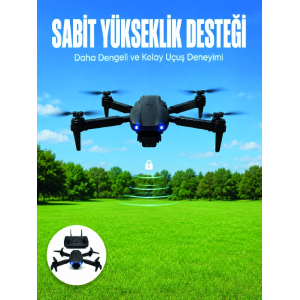 App Kontrollü Mini Drone 4k Hd Kamera, 360° Takla Ve Katlanabilir Tasarım