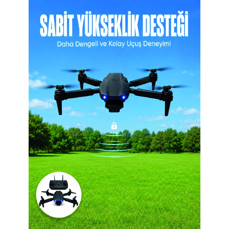 App Kontrollü Mini Drone 4k Hd Kamera, 360° Takla Ve Katlanabilir Tasarım App Kontrollü Mini Drone 4k Hd Kamera, 360° Takla Ve Katlanabilir Tasarım