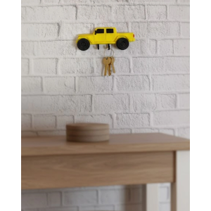 Araba Figürlü Duvar Anahtarlığı Ev Ve Ofis İçin Dekoratif Tasarım
