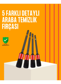 Araba Temizliği İçin 5 Parça Fırça Takımı