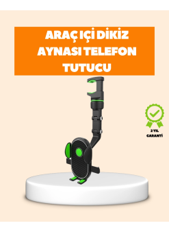 Araç İçi Dikiz Aynası Telefon Tutucu Katlanabilir Ve Çok Fonksiyonlu