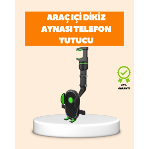 Araç İçi Dikiz Aynası Telefon Tutucu Katlanabilir Ve Çok Fonksiyonlu